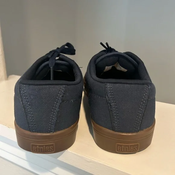 Etnies Jameson 2 Eco Navy Gum Skate Shoes Cork Insole Mens Size 7 - Picture 9 of 9